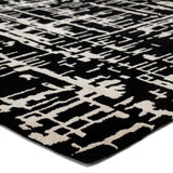 Jaipur Living Clayton Pals Stripes Black / Cream 10' x 14' Rug