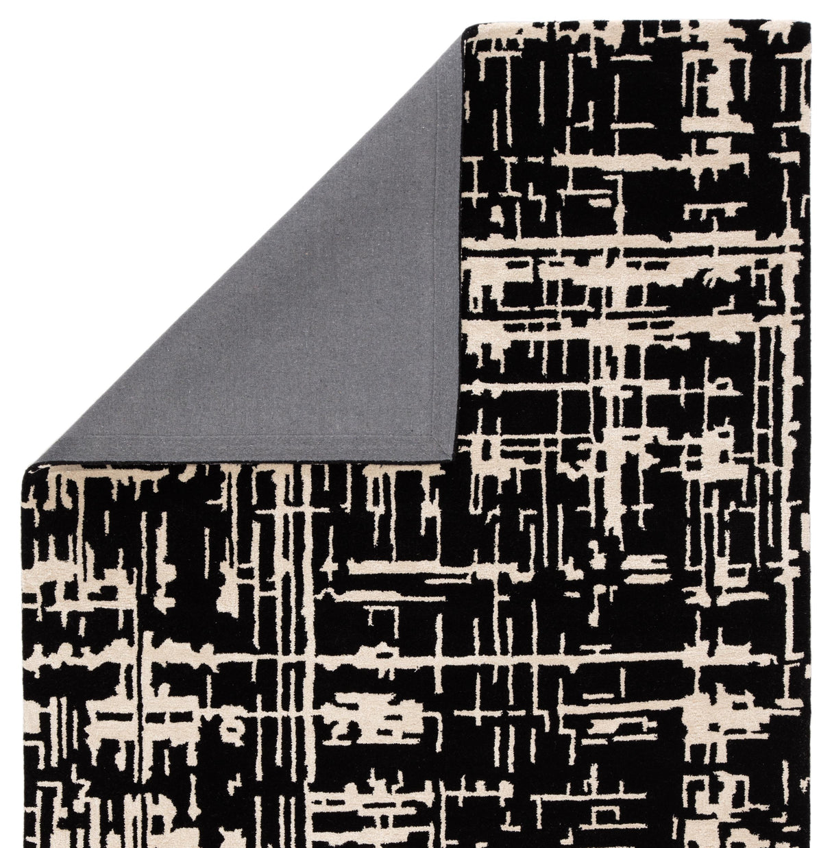 Jaipur Living Clayton Pals Stripes Black / Cream 10' x 14' Rug
