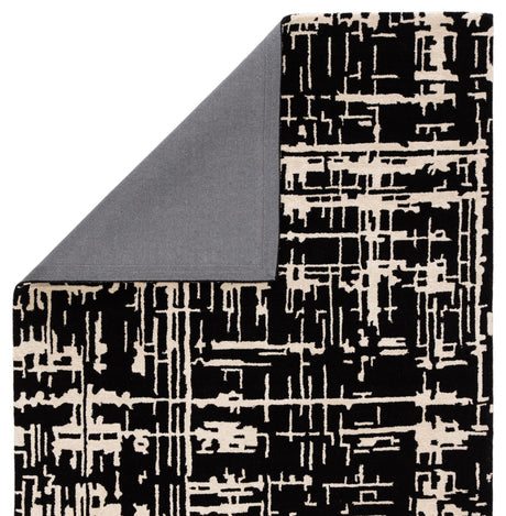 Jaipur Living Clayton Pals Stripes Black / Cream 10' x 14' Rug