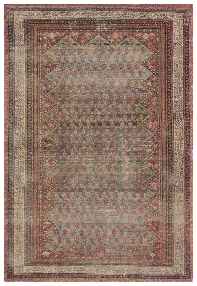 Jaipur Living Amata By House Sprucing Stellina Red / Blue 5'x8' Rug