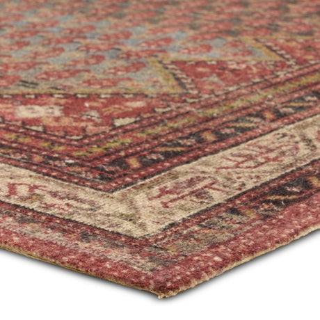 Jaipur Living Amata By House Sprucing Stellina Red / Blue 7'9"x9'9" Rug