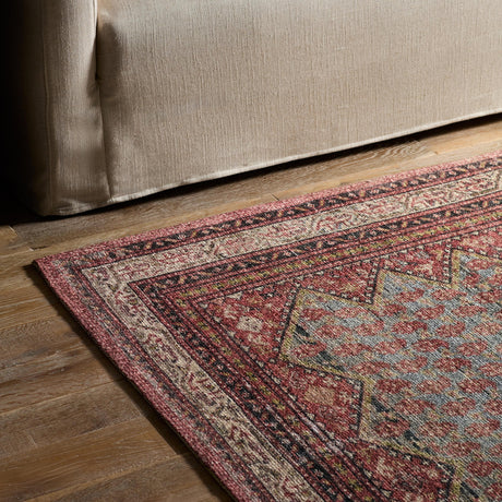 Jaipur Living Amata By House Sprucing Stellina Red / Blue 7'9"x9'9" Rug