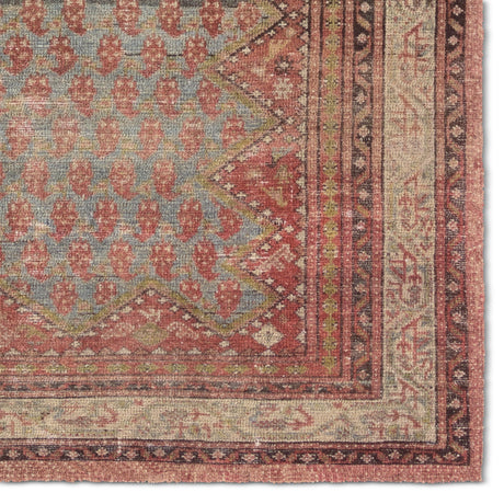 Jaipur Living Amata By House Sprucing Stellina Red / Blue 3'x9' Rnr Rug