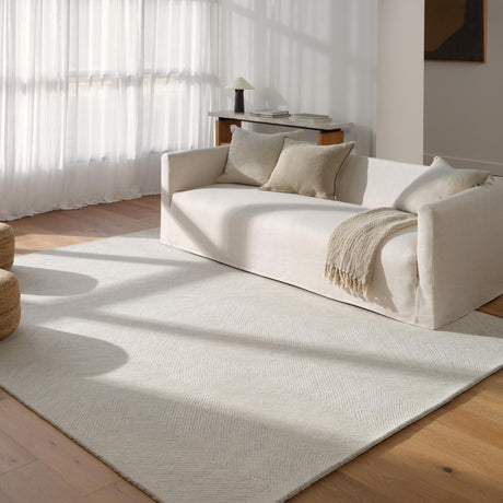 Jaipur Living Labyrinth Tulsi Cream / Taupe 6' x 9' Rug