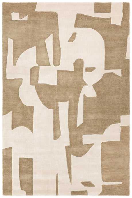 Jaipur Living Anthem Noverre Geometric Tan / Cream 10' x 14' Rug