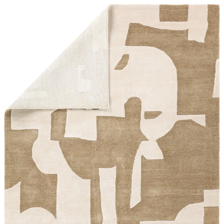 Jaipur Living Anthem Noverre Geometric Tan / Cream 8' x 10' Rug