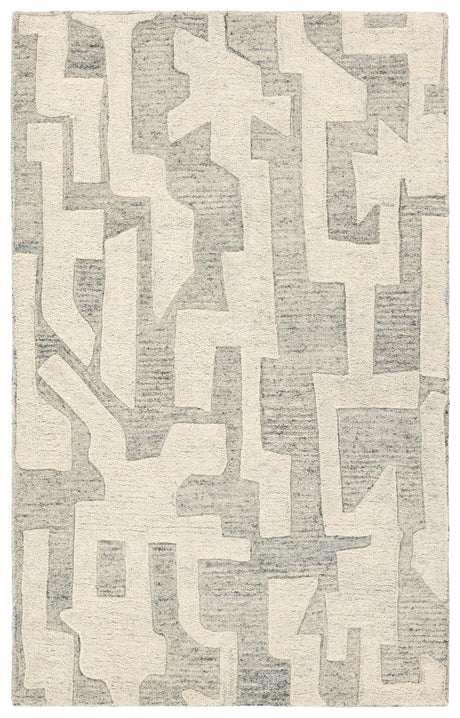Jaipur Living Mallino By Nikki Chu Eminence Gray / Cream 7'9" x 9'9" Rug