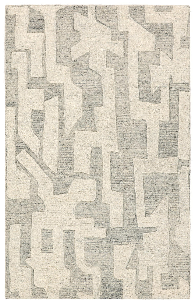 Jaipur Living Mallino By Nikki Chu Eminence Gray / Cream 7'9" x 9'9" Rug