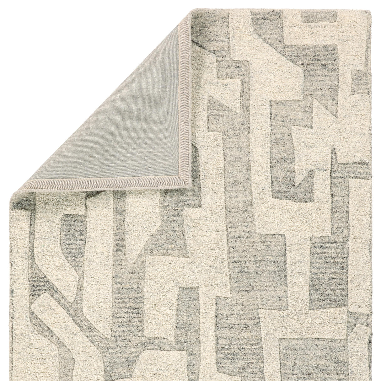 Jaipur Living Mallino By Nikki Chu Eminence Gray / Cream 7'9" x 9'9" Rug