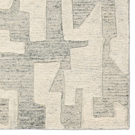 Jaipur Living Mallino By Nikki Chu Eminence Gray / Cream 7'9" x 9'9" Rug