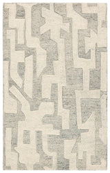 Jaipur Living Mallino By Nikki Chu Eminence Gray / Cream 9'6" x 13'6" Rug