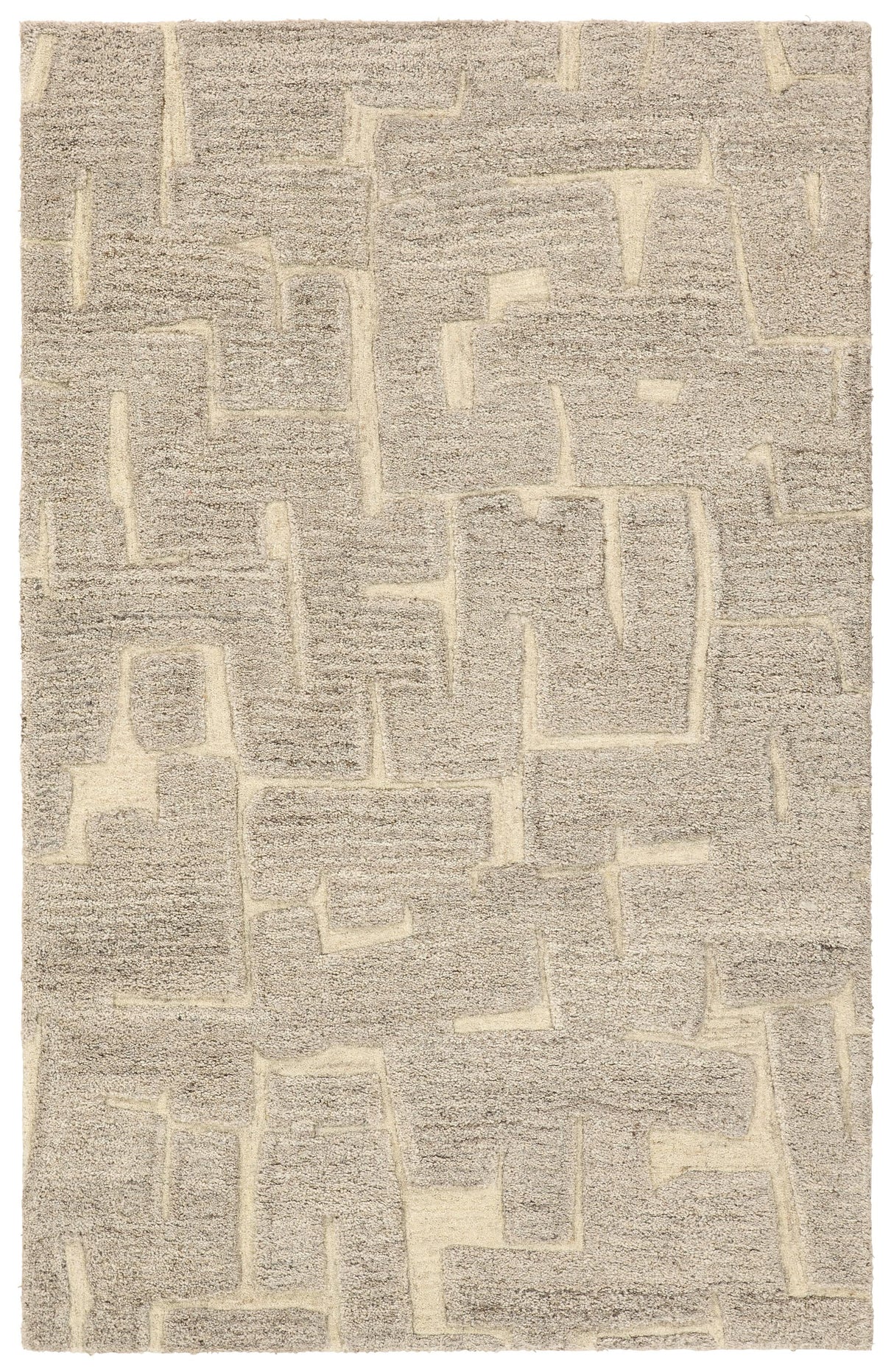 Jaipur Living Reyner Whimsy Abstract Taupe / Cream 7'9" x 9'9" Rug