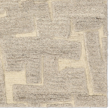 Jaipur Living Reyner Whimsy Abstract Taupe / Cream 7'9" x 9'9" Rug