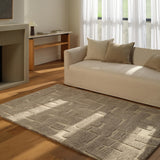 Jaipur Living Reyner Whimsy Abstract Taupe / Cream 9'6" x 13'6" Rug