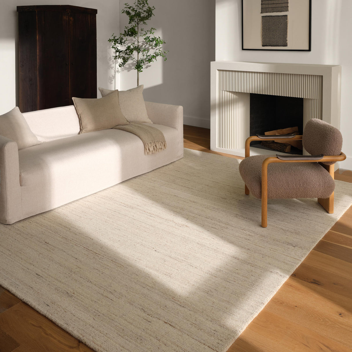 Jaipur Living Solon Hued Cream / Beige 9'6" x 13'6" Rug