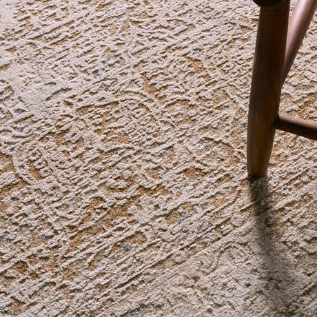 Jaipur Living Zarif Arya Medallion Gold / Cream 8'6" x 11'6" Rug