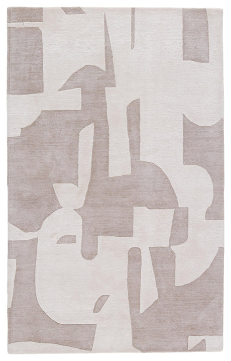 Jaipur Living Anthem Noverre Geometric Taupe / Cream 12' x 15' Rug