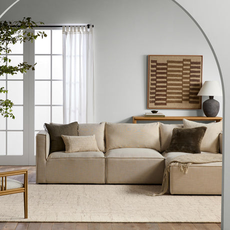 Jaipur Living Labyrinth Herculean Ivory / Cream 12' x 15' Rug