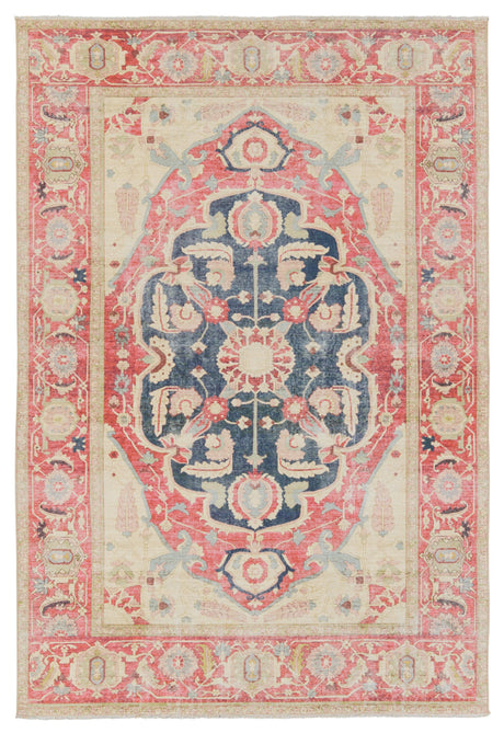 Jaipur Living Boheme Kadi Vintage Look Red / Blue 10' x 14' Rug