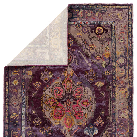 Jaipur Living Citrine Raisa Floral Purple / Gray 12' x 15' Rug