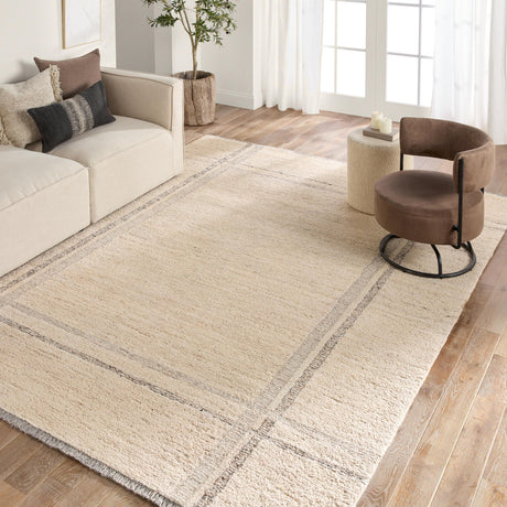 Jaipur Living Hadi Bilal Ivory / Gray 12' x 15' Rug