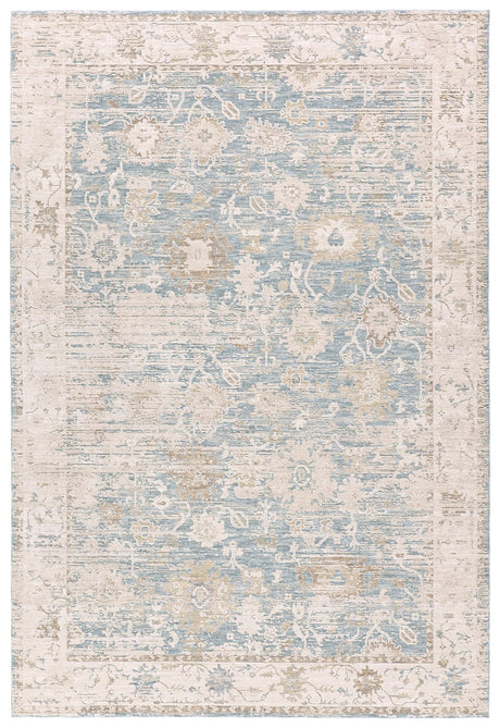 Jaipur Living Zarif Lupine Medallion Blue / Beige 3' x 9' Rnr Rug