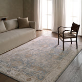 Jaipur Living Zarif Lupine Medallion Blue / Beige 3' x 9' Rnr Rug