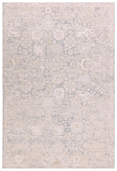 Jaipur Living Zarif Twig Medallion Cream / Blue 3' x 9' Rnr Rug
