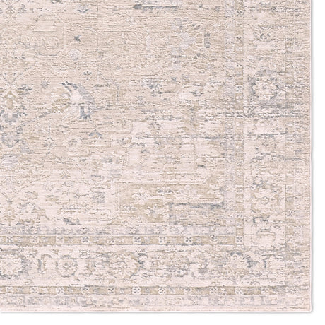Jaipur Living Zarif Kabul Medallion Cream / Beige 3' x 9' Rnr Rug