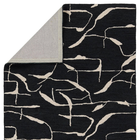Jaipur Living Mallino By Nikki Chu Noir Black / White 12' x 15' Rug