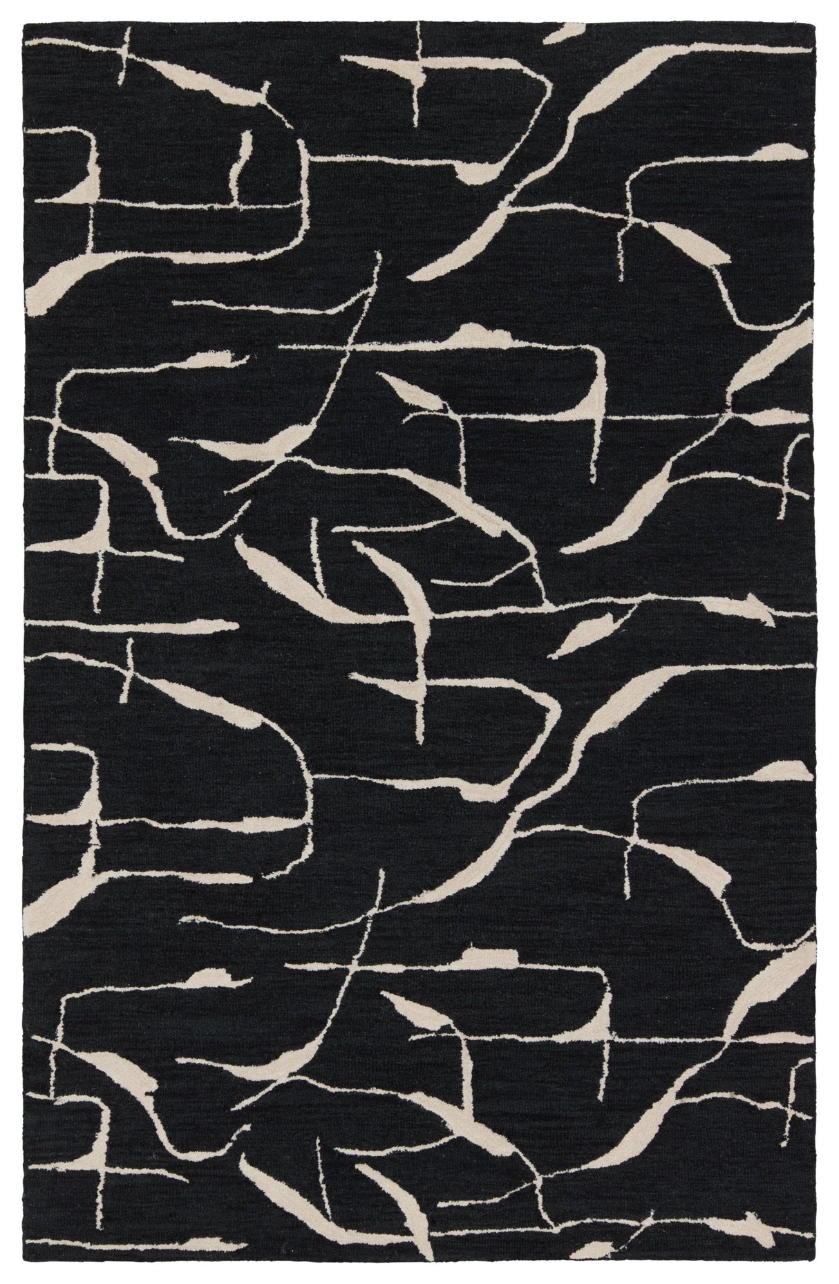 Jaipur Living Mallino By Nikki Chu Noir Black / White 10' x 14' Rug