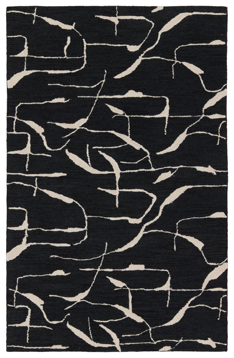 Jaipur Living Mallino By Nikki Chu Noir Black / White 10' x 14' Rug