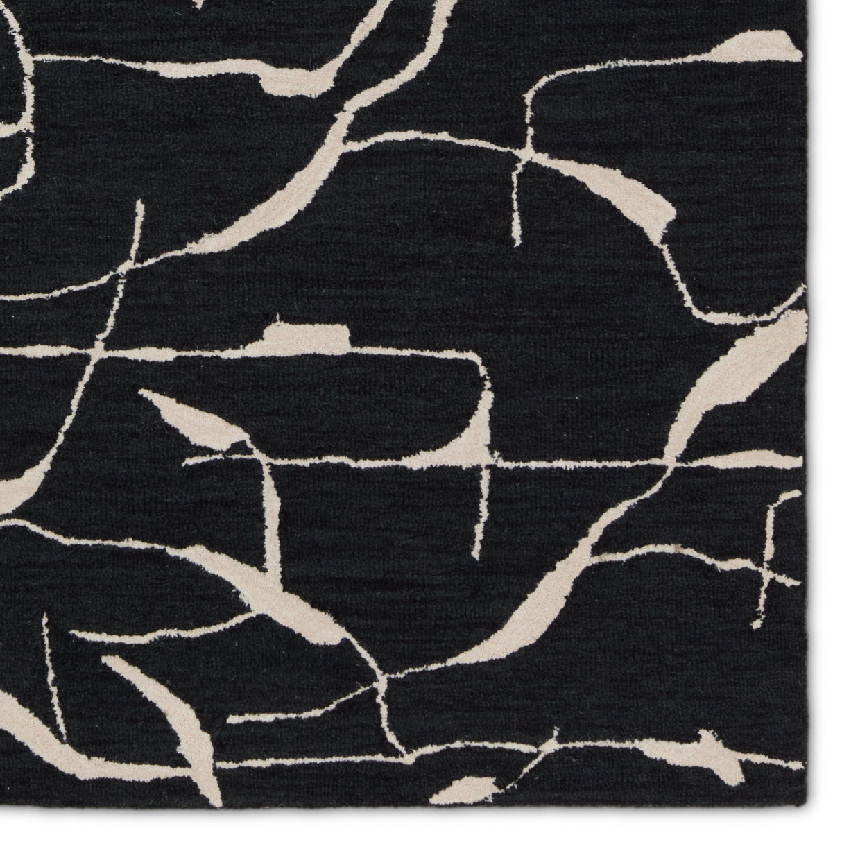 Jaipur Living Mallino By Nikki Chu Noir Black / White 10' x 14' Rug