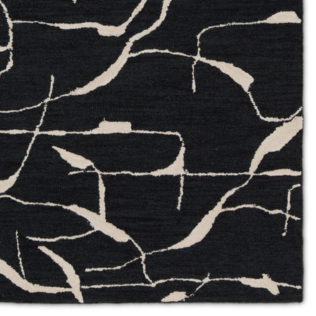 Jaipur Living Mallino By Nikki Chu Noir Black / White 10' x 14' Rug