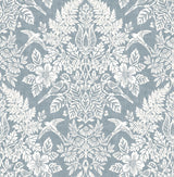 A-Street Prints Chris Loves Julia Finch Light Blue Wallpaper
