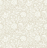 A-Street Prints Chris Loves Julia Hague Beige Wallpaper