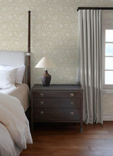 A-Street Prints Chris Loves Julia Hague Beige Wallpaper