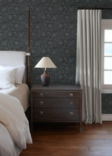 A-Street Prints Chris Loves Julia Hague Dark Blue Wallpaper