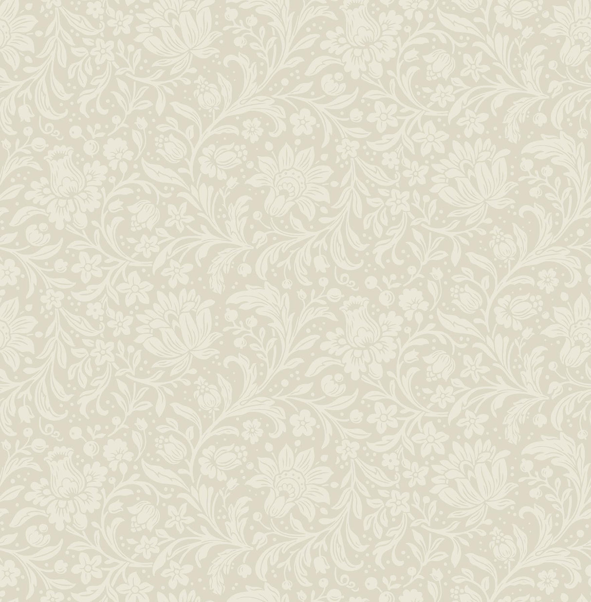 A-Street Prints Chris Loves Julia Hague Ivory Wallpaper