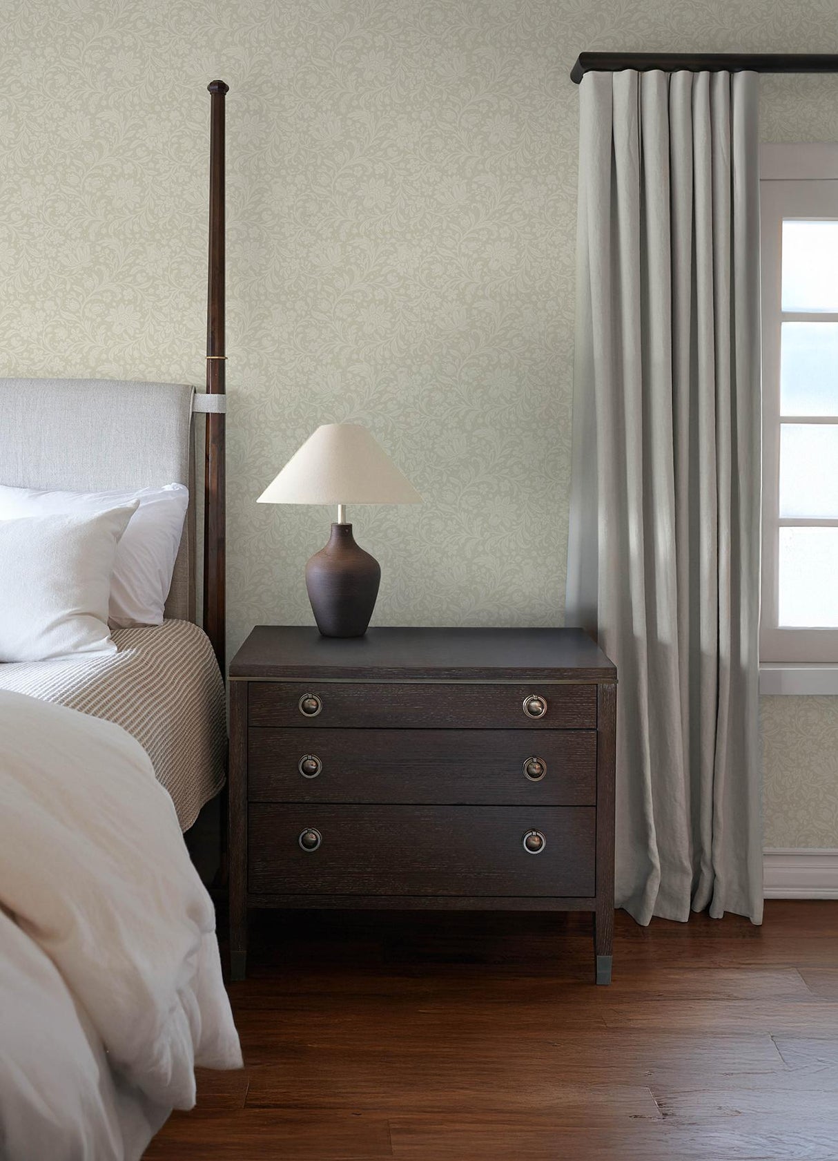 A-Street Prints Chris Loves Julia Hague Ivory Wallpaper
