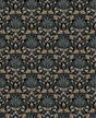A-Street Prints Chris Loves Julia Woodbury Black Wallpaper