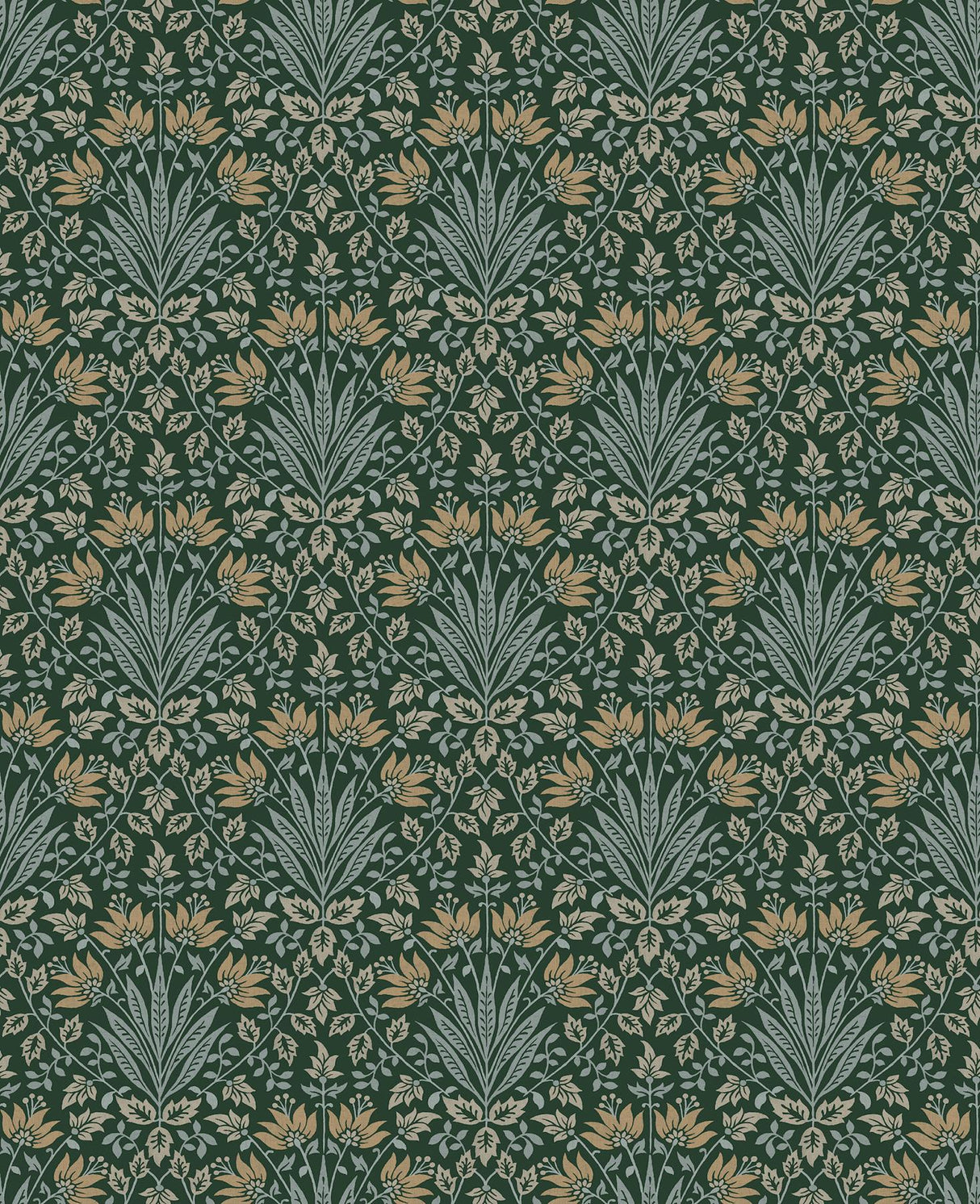 A-Street Prints Chris Loves Julia Woodbury Evergreen Wallpaper