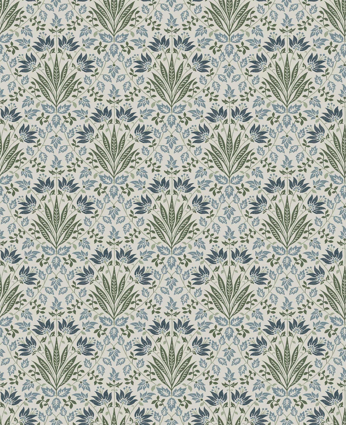 A-Street Prints Chris Loves Julia Woodbury Blue Wallpaper