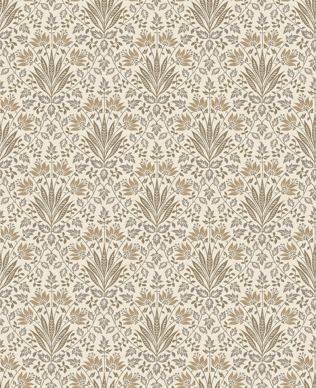 A-Street Prints Chris Loves Julia Woodbury Brown Wallpaper