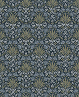 A-Street Prints Chris Loves Julia Woodbury Navy Wallpaper