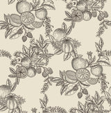 A-Street Prints Chris Loves Julia Gerty Black Wallpaper