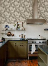 A-Street Prints Chris Loves Julia Gerty Black Wallpaper