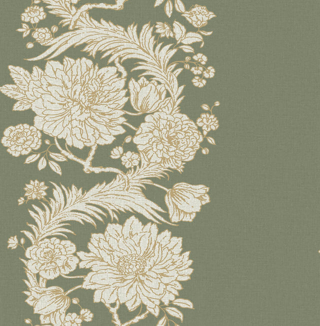 A-Street Prints Chris Loves Julia Gisela Green Wallpaper