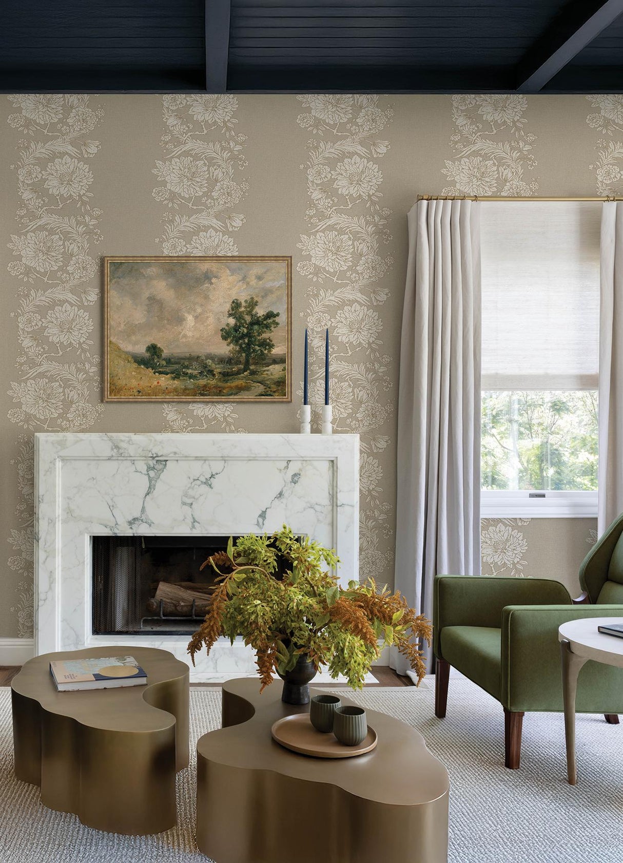 A-Street Prints Chris Loves Julia Gisela Neutral Wallpaper