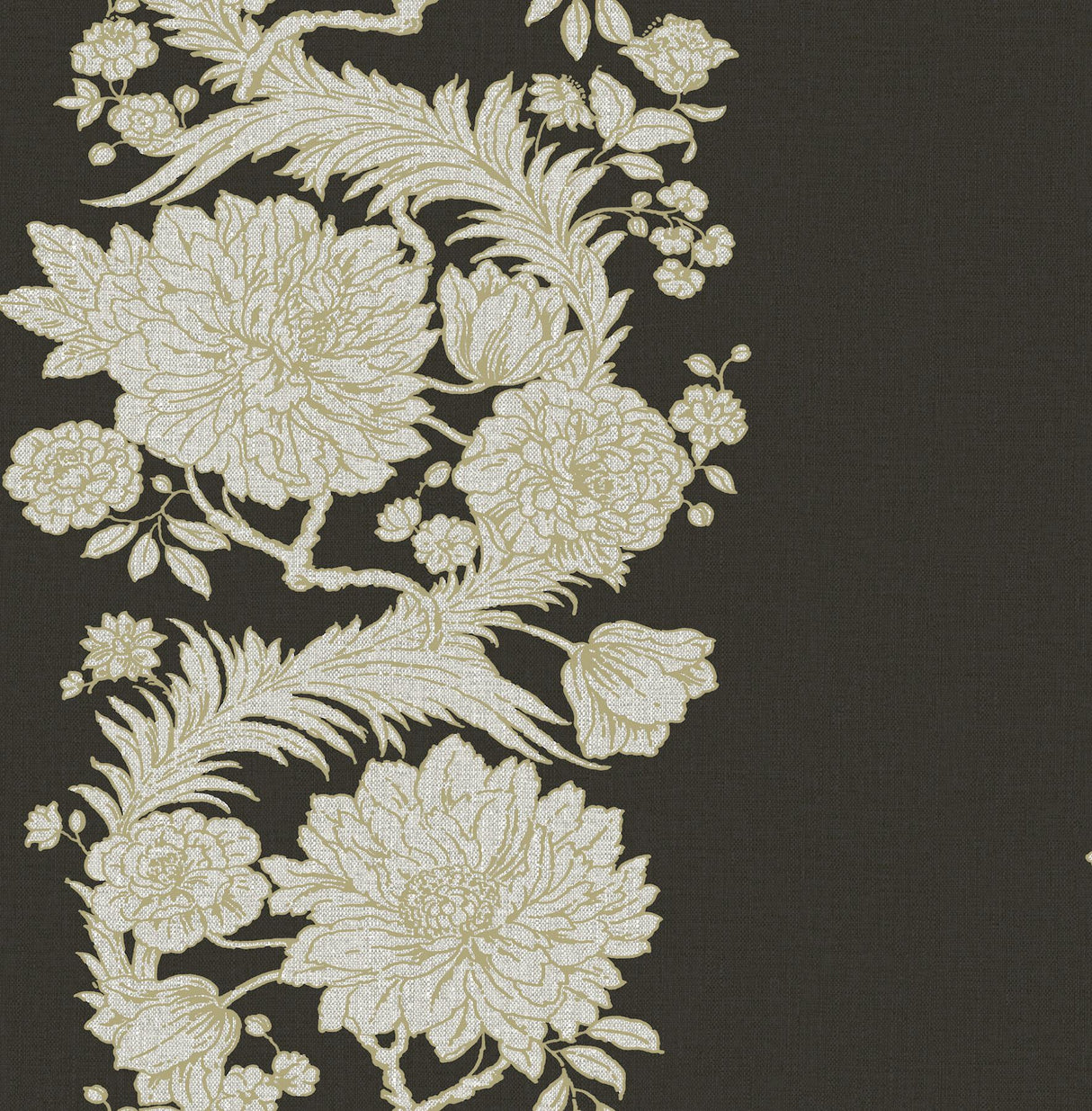 A-Street Prints Chris Loves Julia Gisela Black Wallpaper